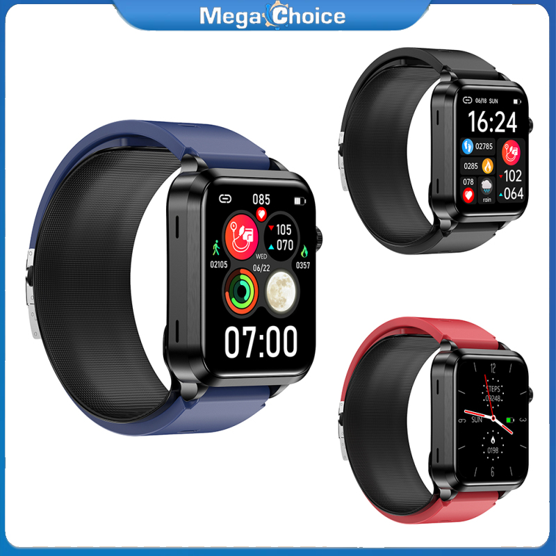 MegaChoice【Fast Delivery】S11 Smart Watch Blood Pressure Blood Oxygen Heart Rate Sleeping Monitoring Sports Watch Fitness Watch With 1.91 Inch HD Touch Screen For Smart Phones Tablet ราคา 6,355 บาท*ส่งฟรี