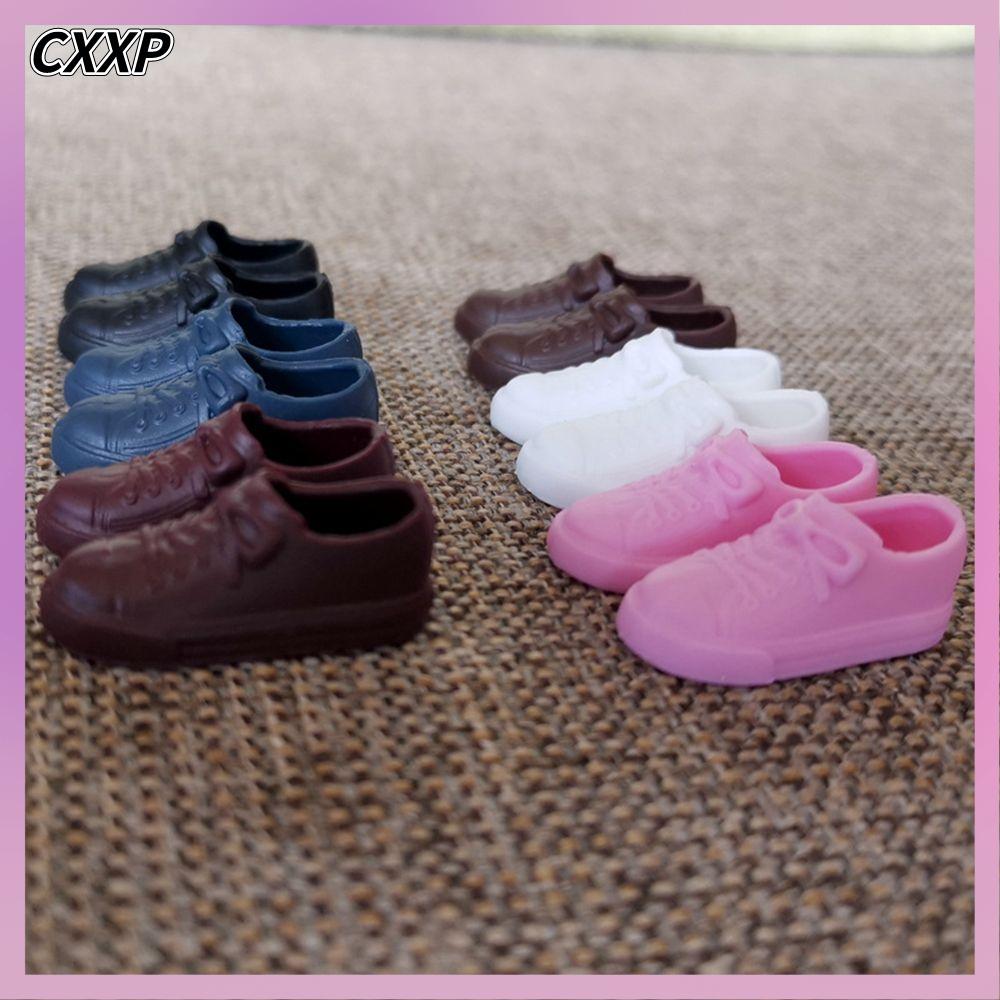 CXXP Phụ kiện Dành cho búp bê 16cm 1/3 1/4 Giày thường Giày búp bê thời trang Giày thể thao bằng nhựa Bốt PVC