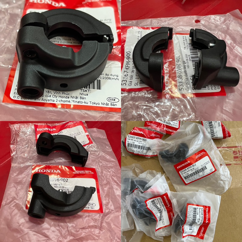 cùm nhựa giữ dây gacùm tay ga cho các xe honda xài 1 dây ga Waves /S110/Wave Rsx110/Airblade 110/125