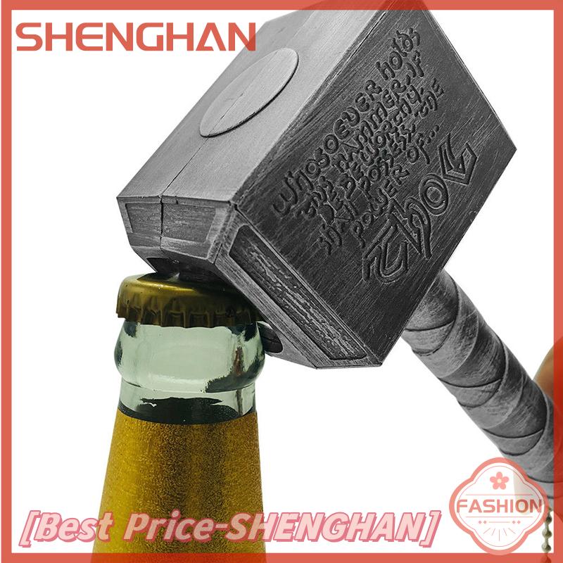 SHENGHAN 1 cái dụng cụ mở chai bia búa đóng chai tay cầm bia hình Thor dụng cụ mở chai bia