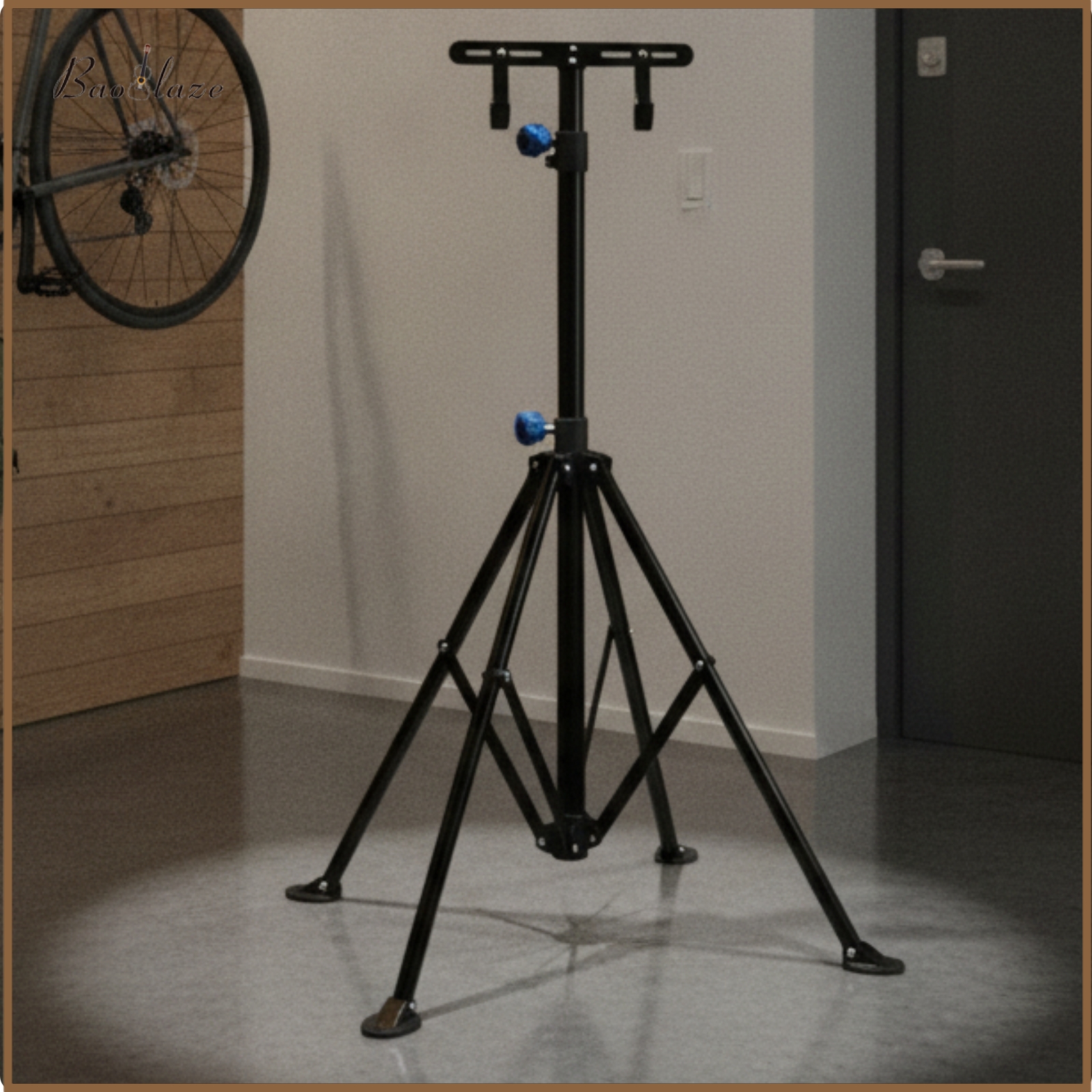 Baoblaze Rubber-Coated Telescoping Bike Stand Space-Saving Bike Stand with Hooks Compact Rustproof for Cyclists, Repair, Storage, Display ราคา 10,861 บาท*ส่งฟรี