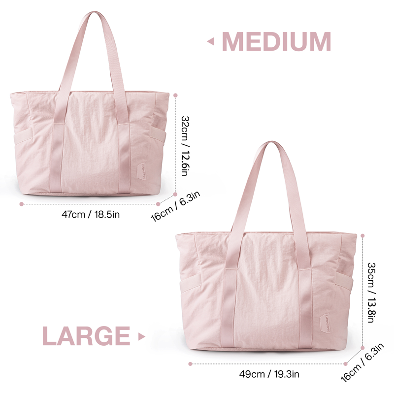 BAGSMART Women Tote Bag Lightweight Shoulder Bag With Yoga Mat