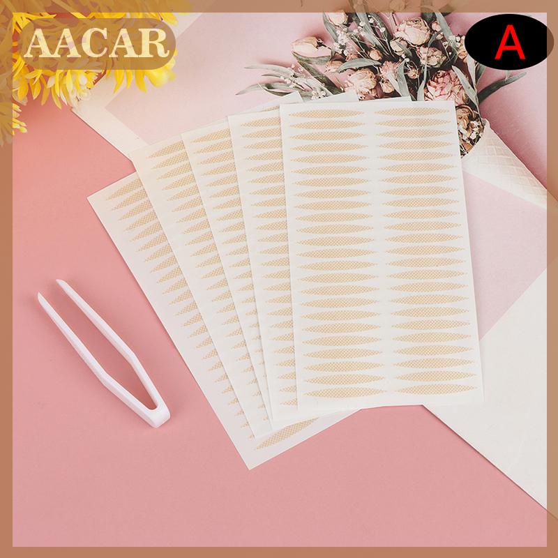 AACAR 200 miếng băng dính dây nâng mí mắt lưới ren vô hình miếng dán dính nhíp