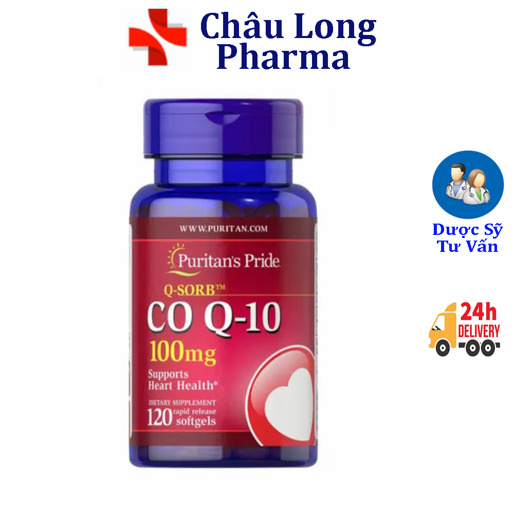 Viên uống bổ tim Coenzym Q10 120mg Puritan's Pride 120 viên , 60 viên | MPNTSHOP
