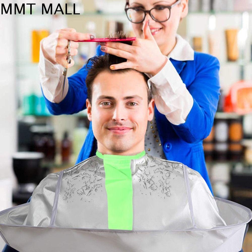 MMT Không thấm nước Áo choàng cắt tóc Tạp dề cạo lông Có thể gập lại Vải phủ Áo choàng làm tóc Dụng cụ tạo kiểu Nhà Áo choàng ô Người lớn