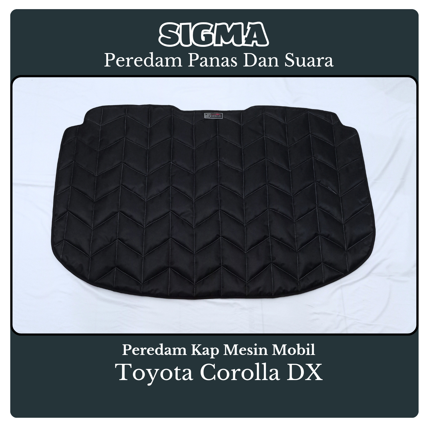 Peredam Panas Dan Suara Kap Mesin Mobil Toyota Corolla DX Harga 450,000 rupiah*Gratis Ongkir