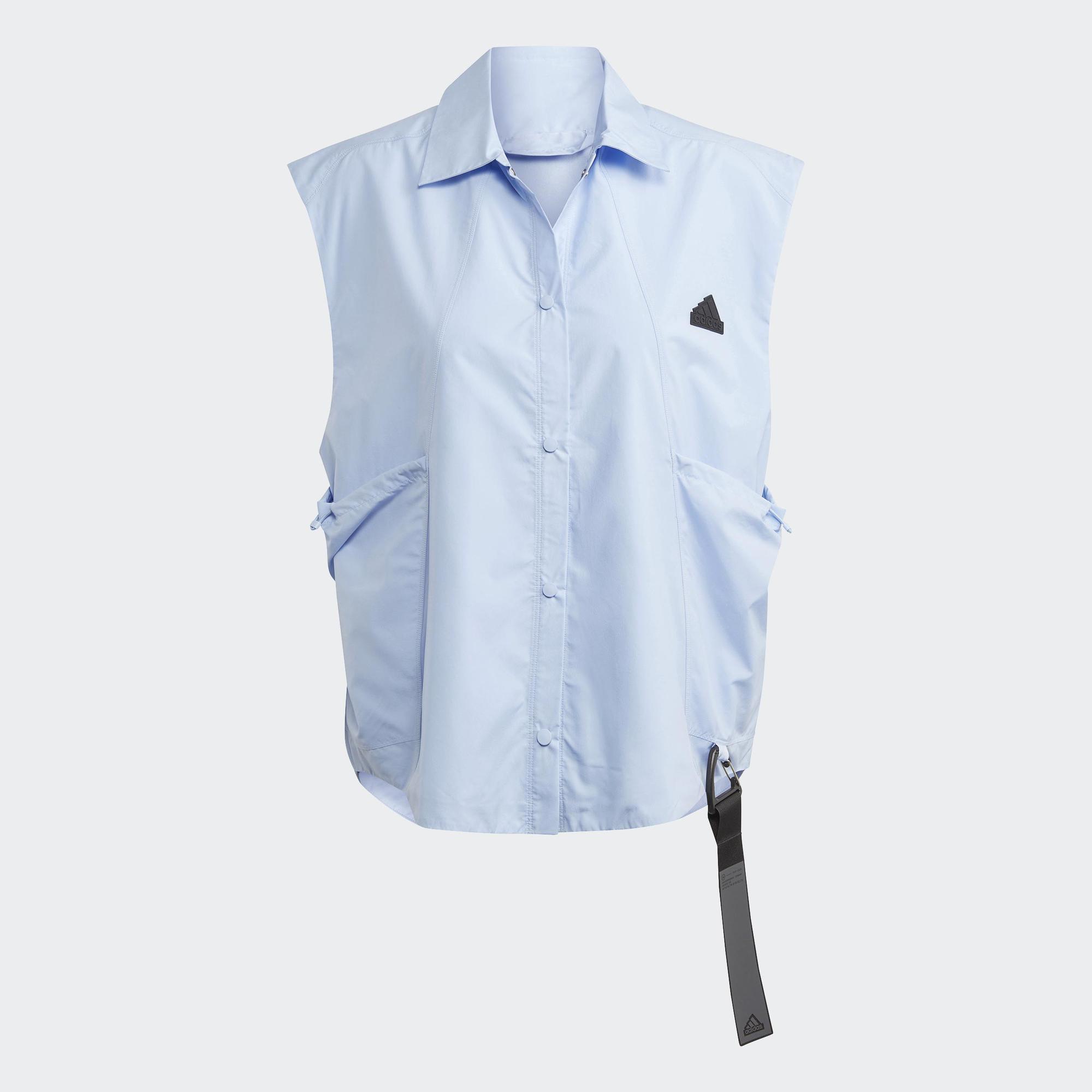 adidas Phong cách sống Áo Gile City Escape Nữ Màu xanh da trời IA2138