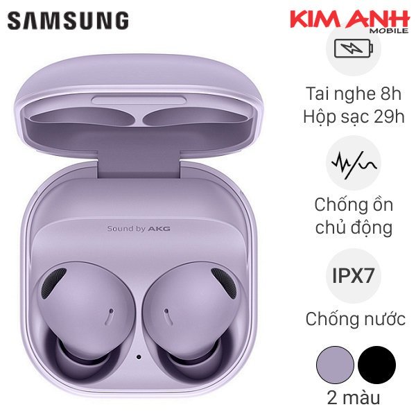 Tai Nghe Bluetooth True Wireless Samsung Galaxy Buds 2 Pro - Hàng Chính Hãng