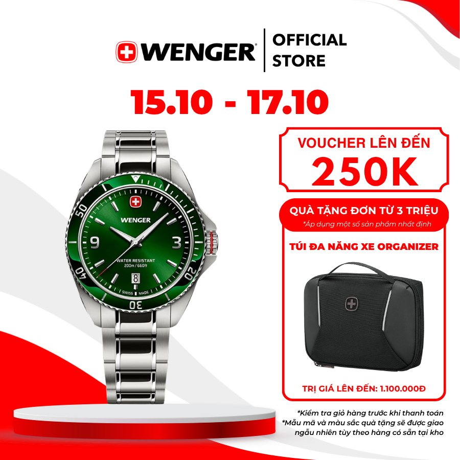 Đồng hồ nam Executive 01.2031.102 Wenger Thụy Sĩ