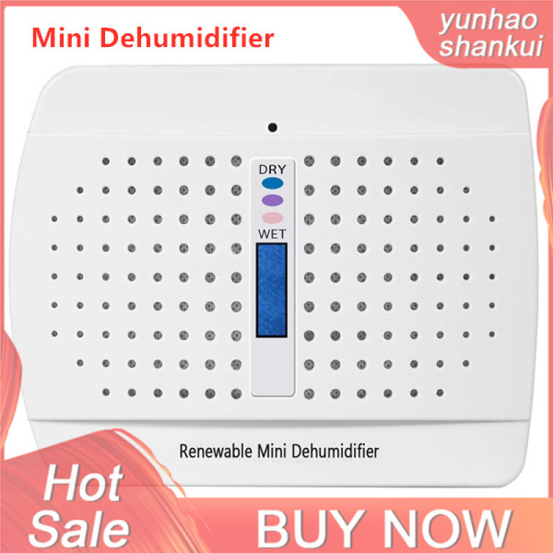 Mini Dehumidifier Rechargeable Dehumidifier Frigidaire Small Space Air Dryer for Car Home Bedroom Kitchen Office Singapore