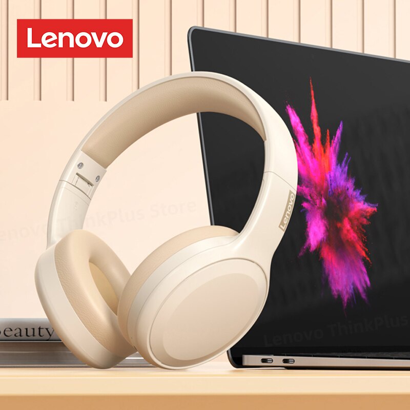 Lenovo Tai Nghe Chụp Tai bluetooth 5.3 th30 Không Dây 250mah Có Thể Gập Lại Kèm mic