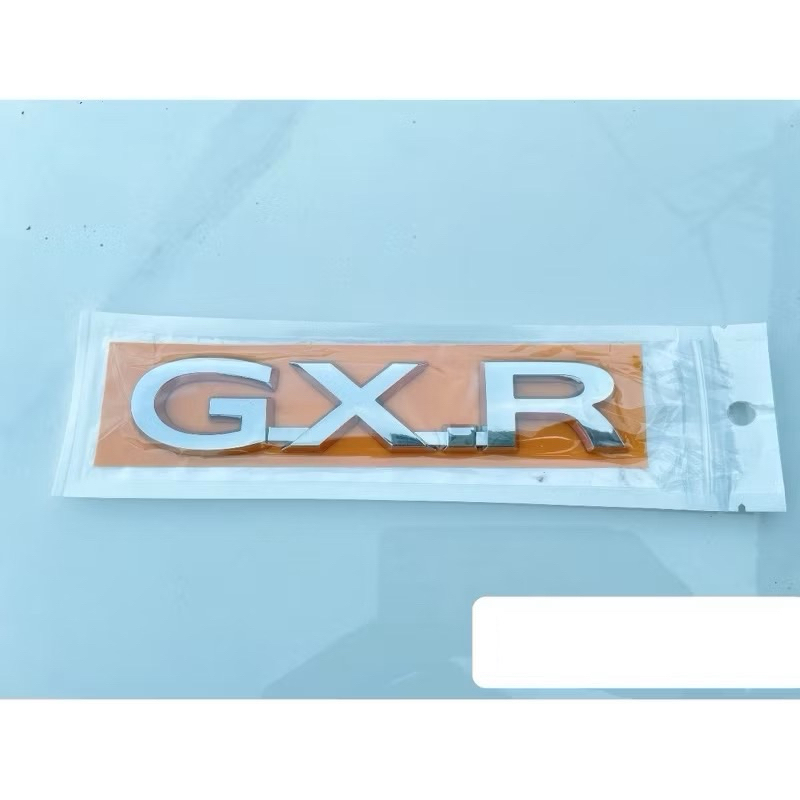logo chữ nổi GX_R dán xe hàng cao cấp xịn