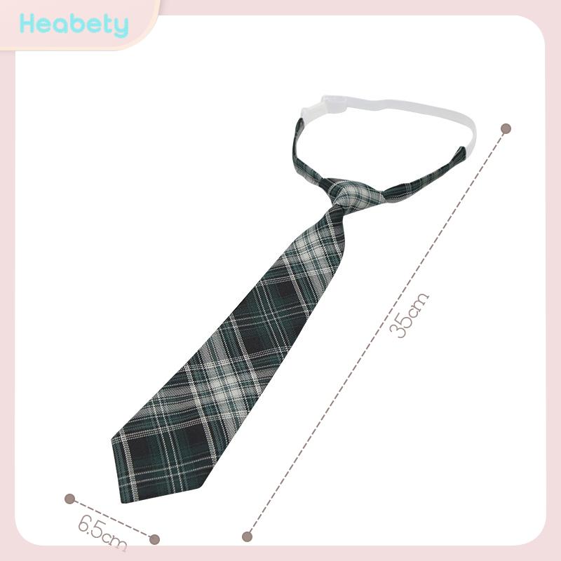Heabety เสื้อเนคไทผู้หญิงสไตล์วิทยาลัย JK ลายสก็อตปลอกคอถอดออกได้ ราคา 33 บาท*ส่งฟรี