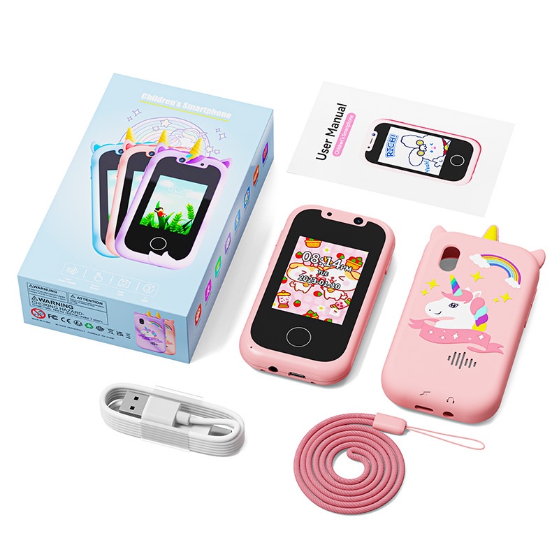 Smartphones for Girls Unicorn Toy Gifts for Girls Aged 8-10 Years, Touch Screen Phone Toys for Learning Christmas and Birthday Gifts ราคา 560 บาท*ส่งฟรี