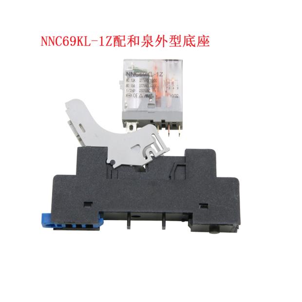 Rơ-le Mỏng NNC69KL- 1Z DC24V 5 Chân | Tùy chọn 2Z/1Z XinDa - DC24V/AC220V, 5/8 Chân, 1NO+1NC/2NO+2NC, Đế L1S/L2S, RELAY trung gian