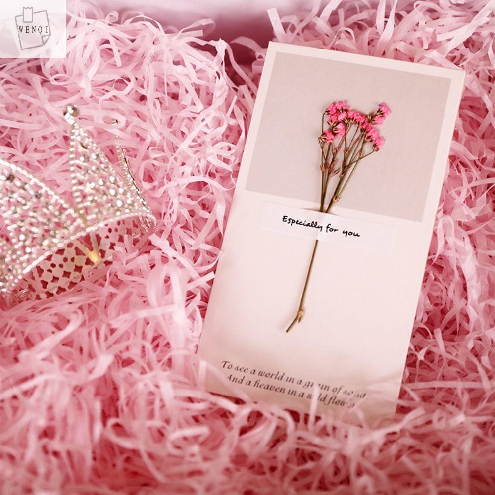 WENQI Thủ công Thiệp chúc mừng Chúc mừng Hoa 3D Thiệp ngày Valentine Thiết kế đơn giản Lãng mạn Thiệp ngày của mẹ Sinh nhật