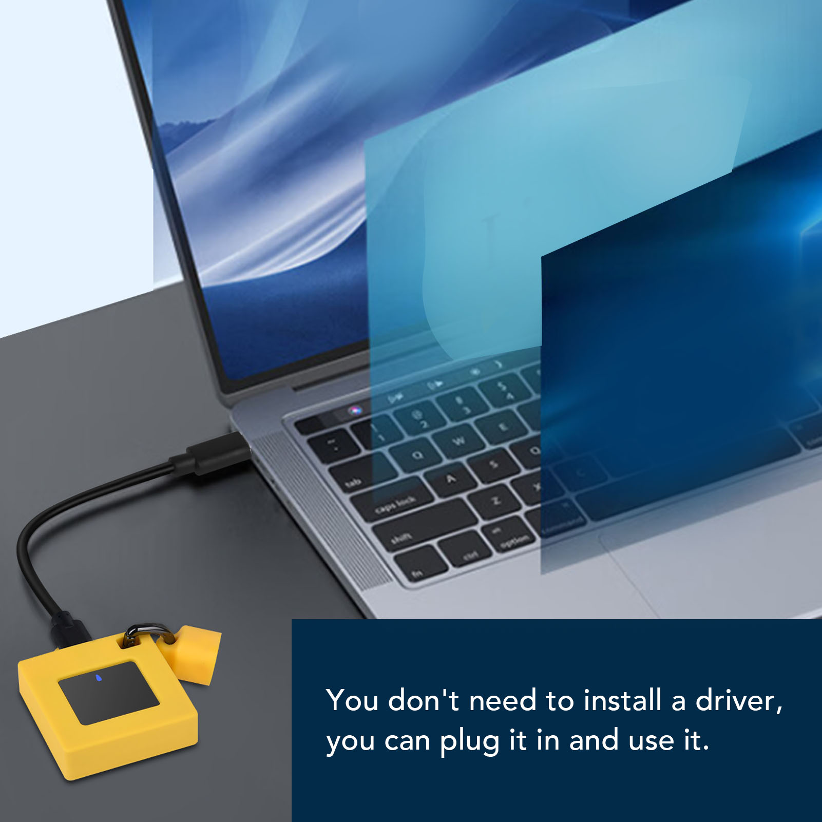 Vỏ Ổ Cứng Thể Rắn SSD Vỏ Ngoài Loại C USB3.2 Gen2 Đèn Báo LED Có Vỏ Bảo Vệ Silicon Chống Rơi Cho Máy Tính
