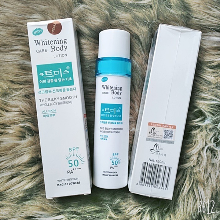 Sữa dưỡng thể làm trắng da Whitening Body Lotion Hàn Quốc 150ml – PN176