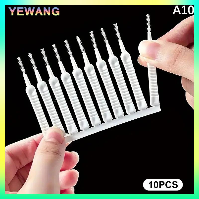 YEWANG 10 cái Đầu vòi hoa sen làm sạch bàn chải lỗ nhỏ công cụ làm sạch chống tắc nghẽn Mini crevice lông cho khoảng cách vòi phun phòng tắm ô tô - 5