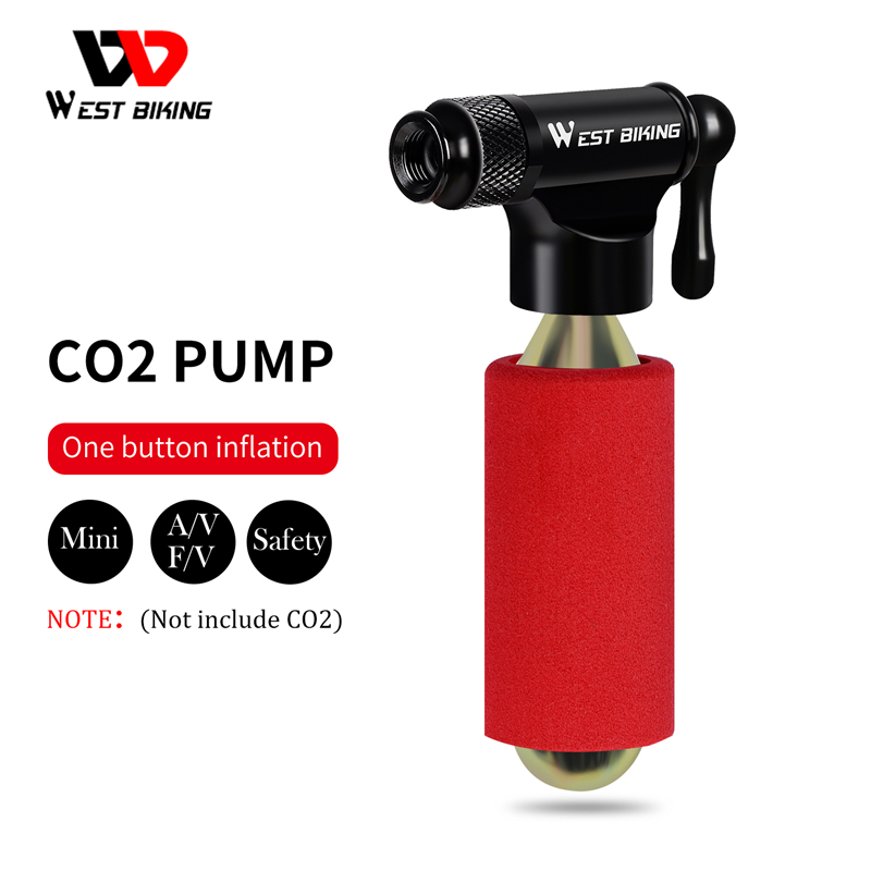 Cycling Co2 Inflator Bike Pump Tire Repair Kit Schrader Presta Valve Adapter Mtb Mountain Mini Hand
