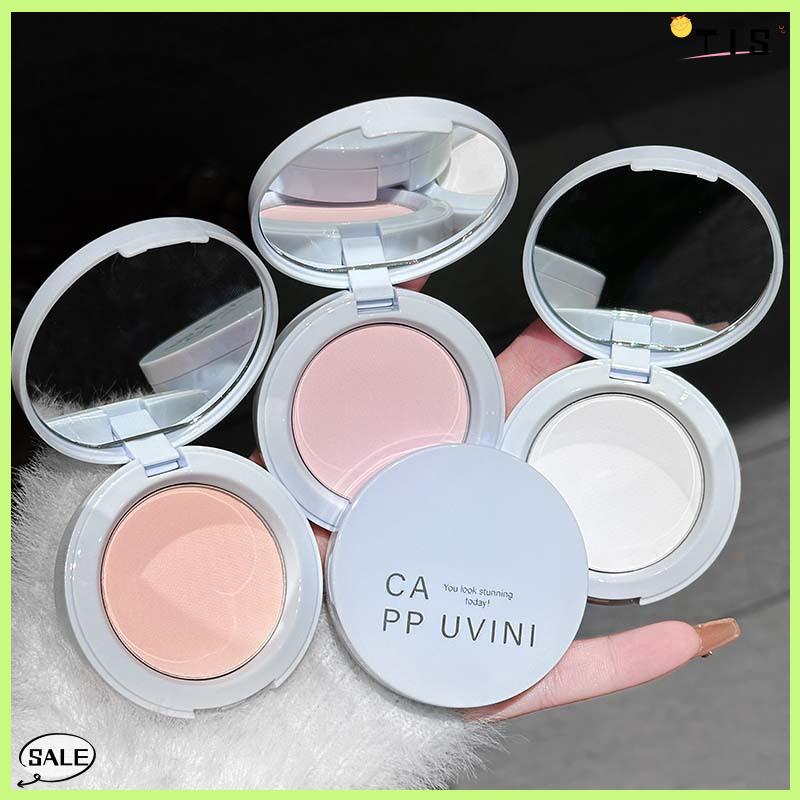 Follow Get New【TIS】 Cappuvini Ép Bột Trong Suốt Trắng Sáng Kiểm Soát Dầu Kem Che Khuyết Điểm Lâu Dài Khuôn Mặt Tự Nhiên Trang Điểm Thiết lập Bột Không Thấm Nước Mỹ Phẩm