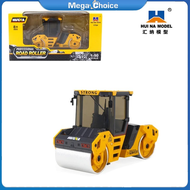 MegaChoice【Fast Delivery】1:50 Road Planer Vehicle Asphalt Drum Compactor Diecast Grader Engineering Construction Vehicle Model Road Car Toy Model ราคา 431 บาท*ส่งฟรี