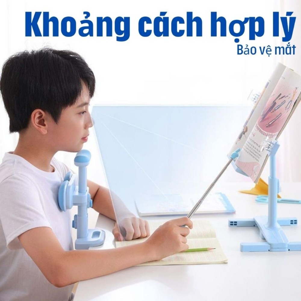 Để bàn đọc sách đa chức năng Thiết bị hỗ trợ tư thế ngồi đúng Bảo vệ thị lực và sức khỏe cột sống Giá đỡ chống gù lưng Món quà thiết yếu cho trẻ em