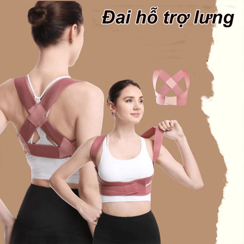 Đai nẹp lưng chỉnh tư thế chống gù hỗ trợ cột sống thoáng khí đeo hàng ngày cho nấu ăn tại nhà
