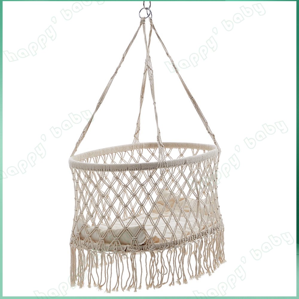 Baby Cot Newborn Swing Bed Baby Cradle Baby Crib Baby Cradle Katil Bayi Besi Buaian Baby Hammock Chair Hanging Basket吊篮床