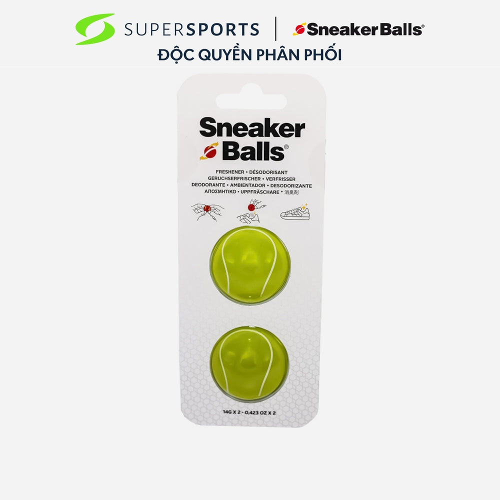 Banh Khử Mùi Cho Giày Sneaker Balls Tennis X2 - Vàng Chanh - 225564