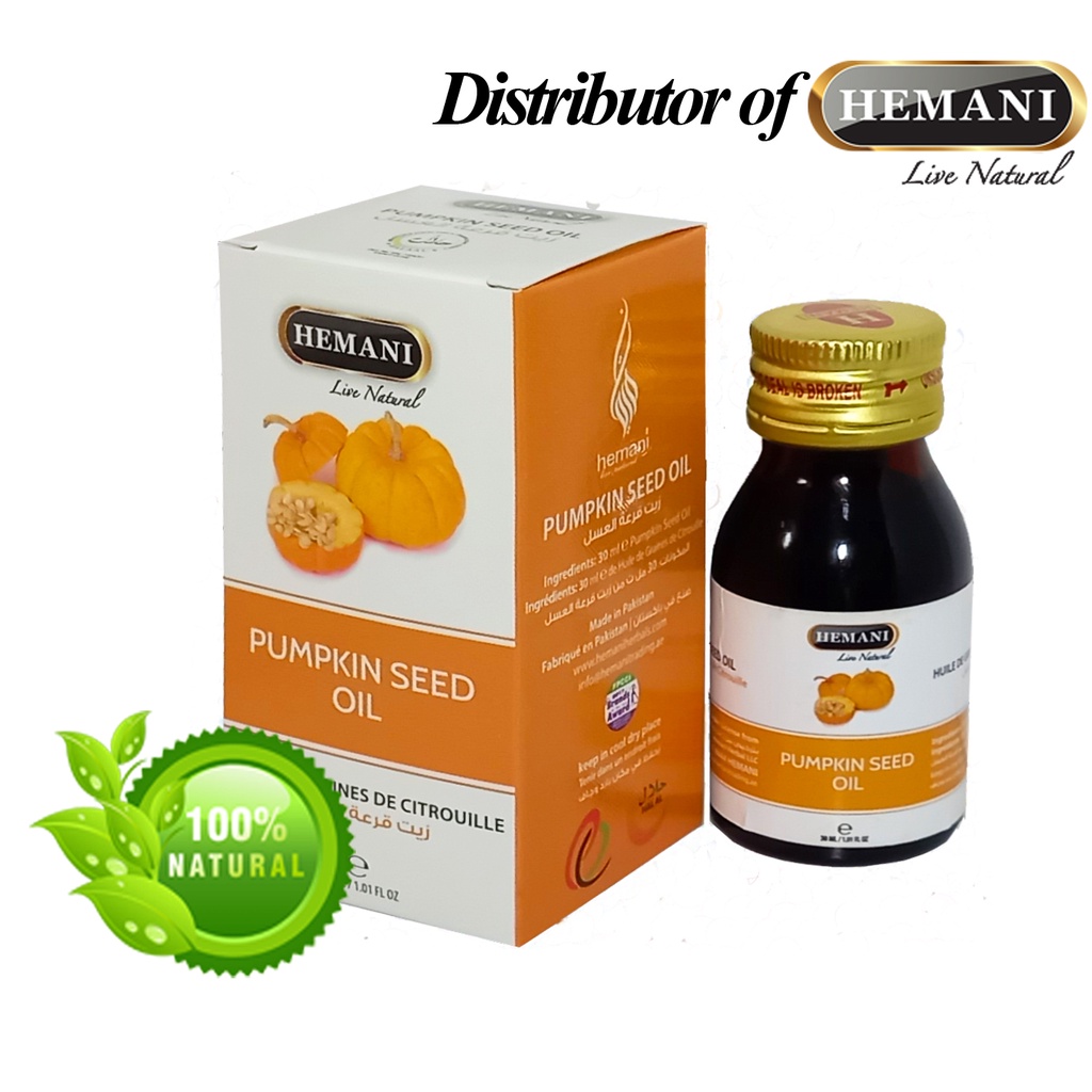 Dầu hạt bí ngô Hemani Pumpkin Seed Oil 30 ml, giảm nhờn, rụng tóc và phì đạ.i tuyề.n liệ.t - SẢN PHẨM CỰC KÌ CHẤT LƯỢNG, ĐẢM BẢO SỬ DỤNG ƯNG Ý, ĐƯỢC ƯA THÍCH TRÊN THỊ TRƯỜNG HIỆN NAY, ỦNG HỘ SHOP NHÉ