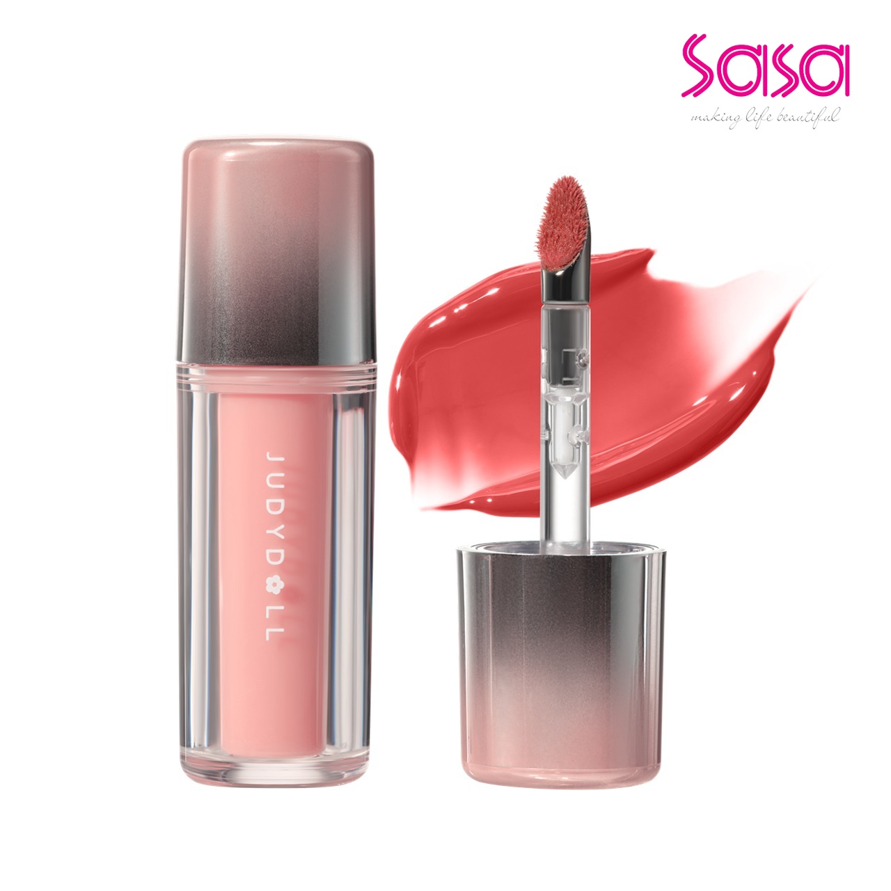 JUDYDOLL Dual Flash Watery Lip Gloss (#02 / #04 / #09 /
