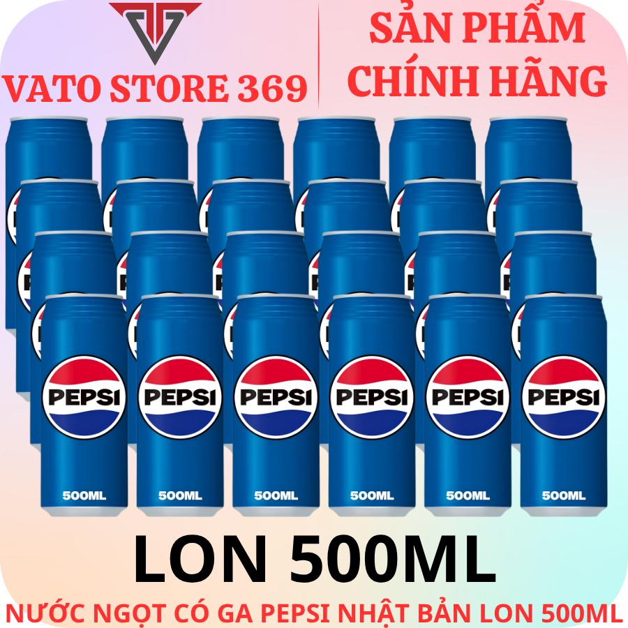 Nước ngọt có ga PEPSI nhật bản lon 500ml