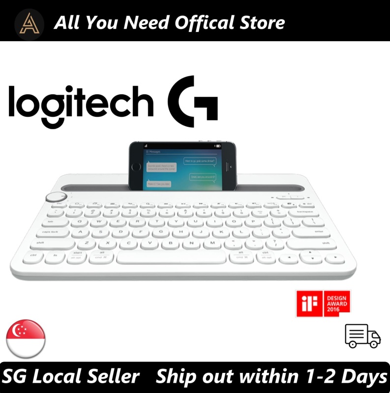 [Ready Stock] Logitech K480 Bluetooth Multi-Device Keyboard (Able to use on IOS phone, Android phone, Laptop, PC, OSX, with 1 Year Warranty) Singapore