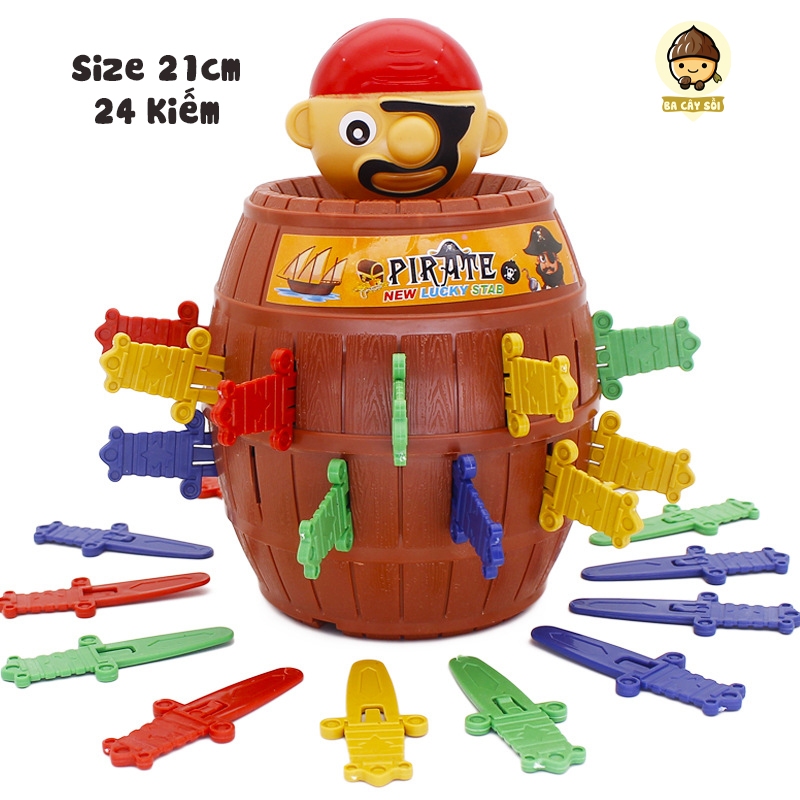 Đồ chơi đâm hải tặc size lớn 24 kiếm, đồ chơi hải tặc vui nhộn cho cả gia đình