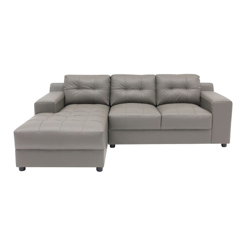 SB Design Square SB FURNITURE โซฟาเข้ามุมซ้าย รุ่น Mulano สีเทา (225x155x78 ซม.) ราคา 29,900 บาท*ส่งฟรี