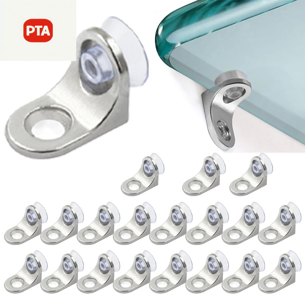 【Homestylish】 20 cái Khung kệ tủ quần áo hợp kim kẽm hỗ trợ cho cửa hàng thời trang bằng nhựa gỗ thủy tinh mới