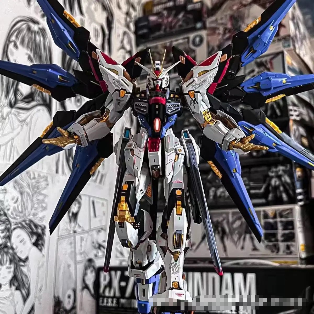 Mô Hình Đồ Chơi Lắp Ráp Mecha Gundam Strike Freedom HG Mới Red Heretic Unicorn Lắp Ráp Thủ Công tặng kèm decal nước