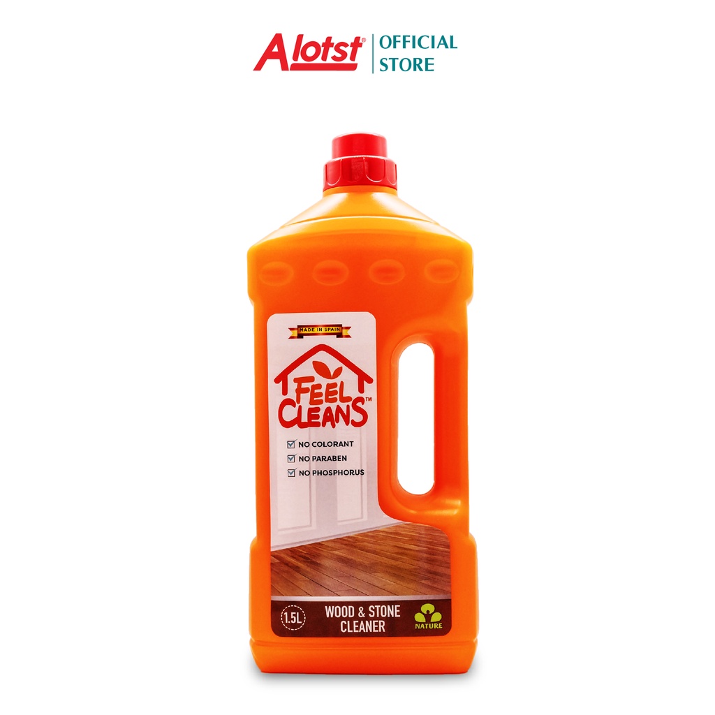 Nước lau sàn gỗ và đá feelcleans 1.5 lít made in spain