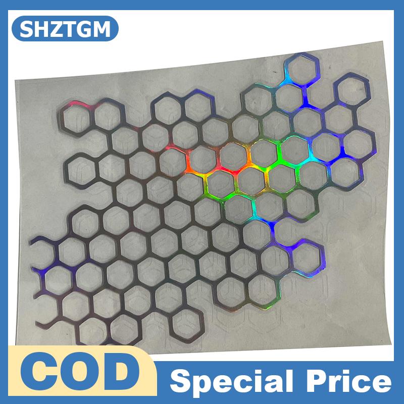 SHZTGM 1 PC Motorcycle Sticker Honeycomb Helmet Decals Stickers Helmet Decal Waterproof Stickers Motorcycle Decals Bumper Sticke