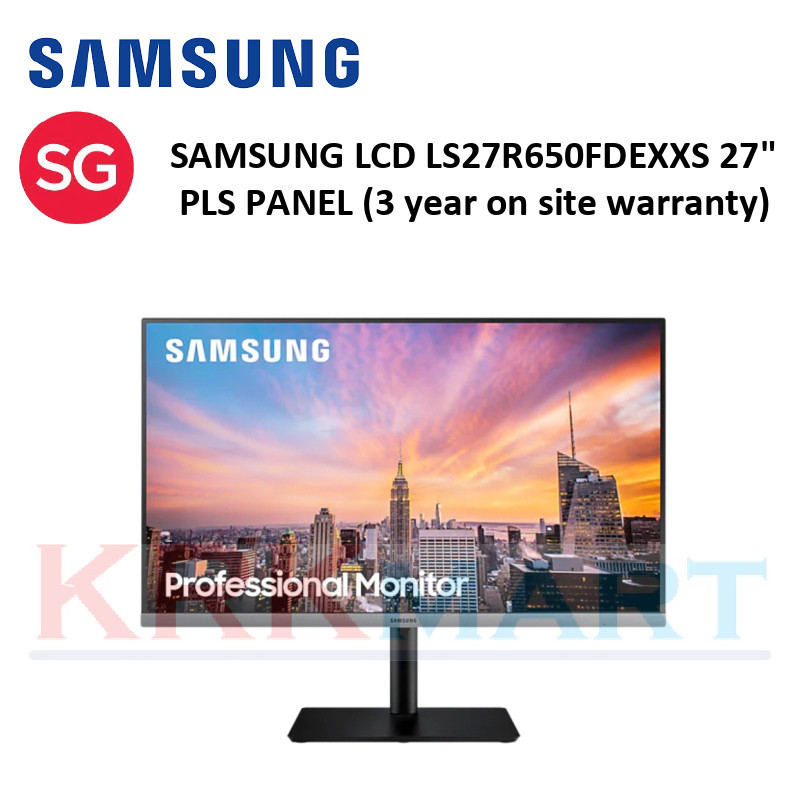 SAMSUNG LCD LS27R650FDEXXS 27 PLS PANEL (3 year on site warranty) Singapore