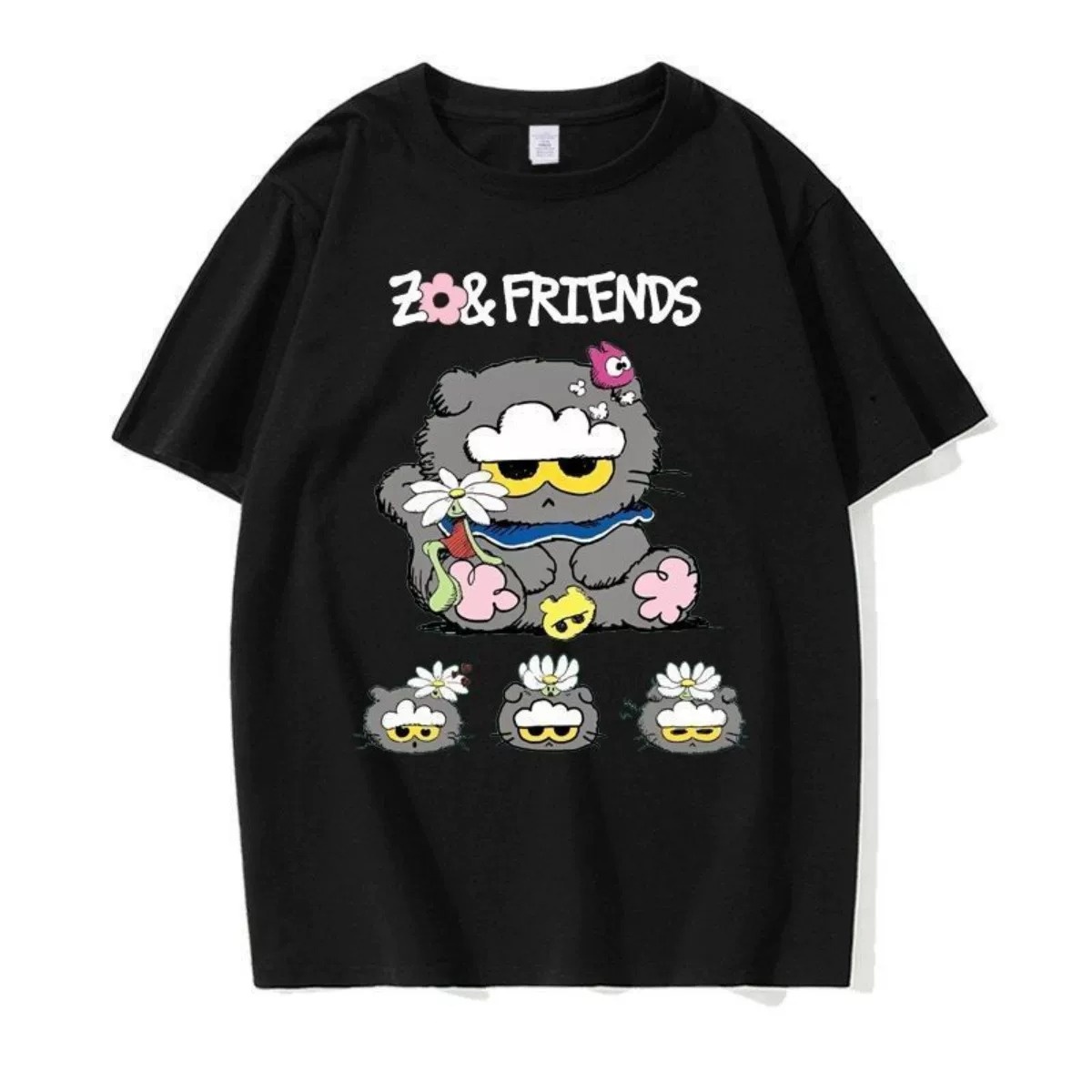 clu G-DRAGON BIGBANG ZOA comfortable soft new T-shirt fans gift FAM short sleeve top tee ulc