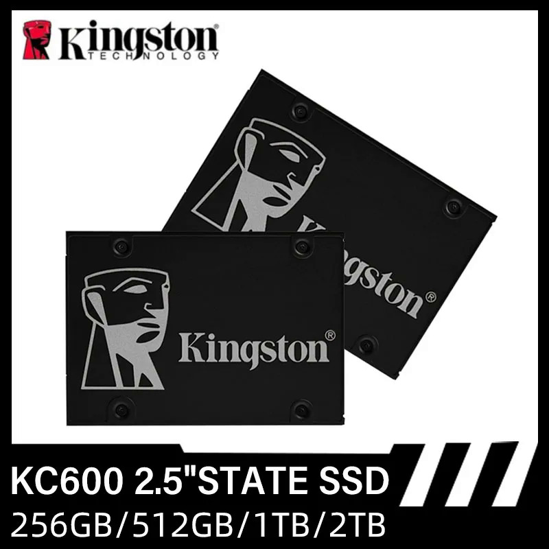 Kingston Kc600 SSD 256GB 512GB 1Tb 2Tb SATA III 2.5 Inch Nội Bộ Ổ Đĩa Trạng Thái Rắn HDD Đĩa Cứng HD SSD 1024GB Máy Tính Xách Tay PC