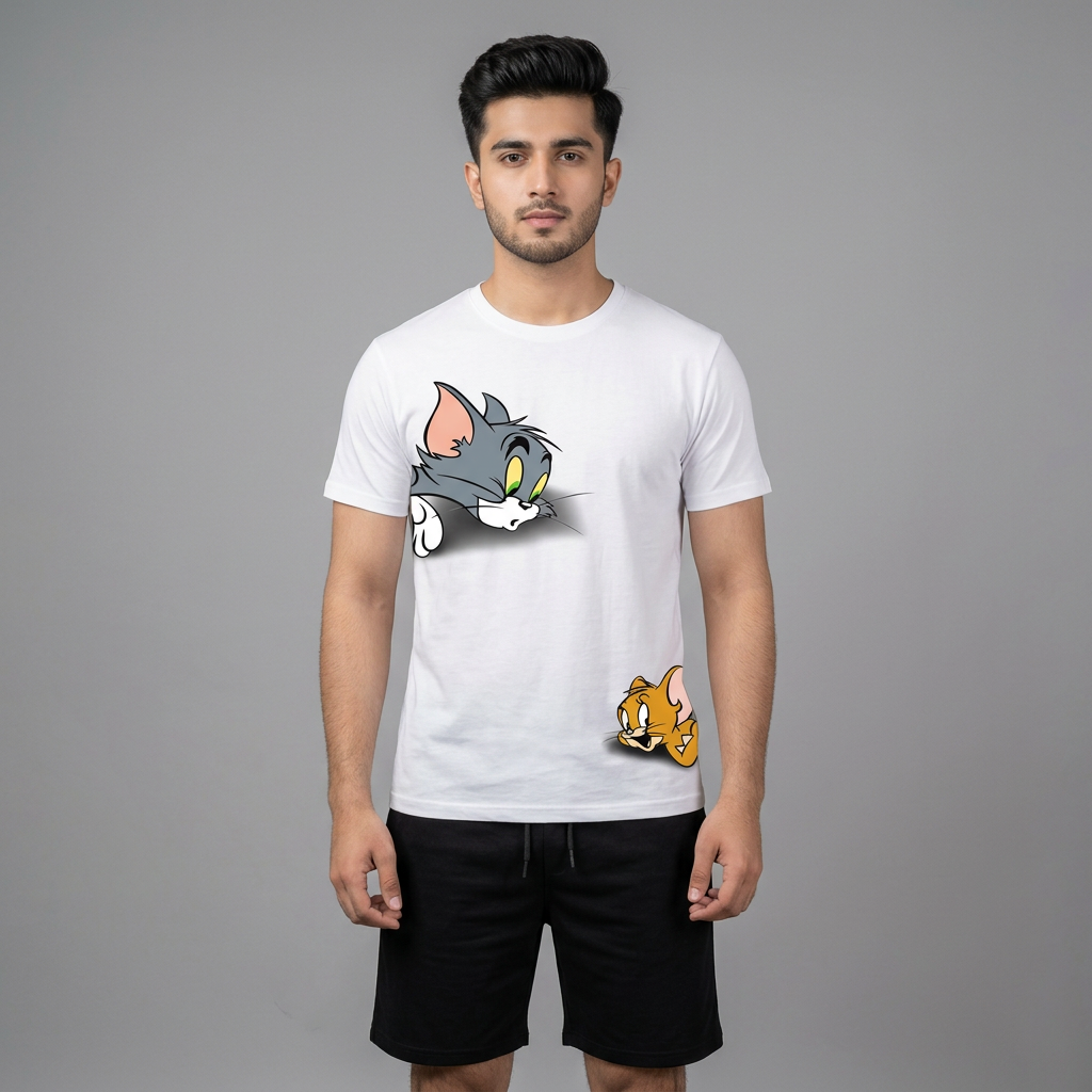 Trendy Tag Printed Summer Tracksuit For Men & Boys Tee-shirt with shorts gym wear New Design Round Neck Half Sleeves T Shirts Top Quality Gym Wear/Casual and comfortable Pair T-Shirt and shorts