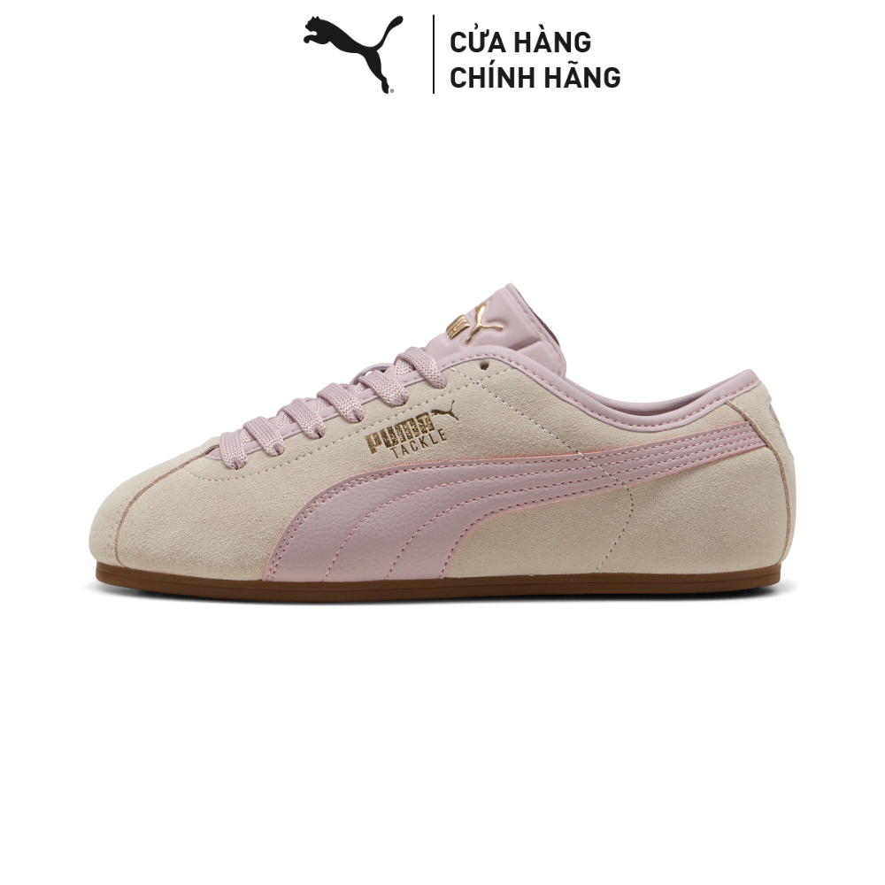 Giày Thời Trang PUMA Unisex Tackle Silver Fog-Misty Pink-Gum Màu Be