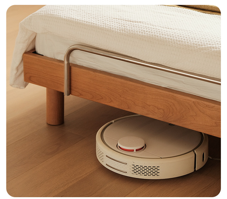 Huhu tatami yatak Japon tarzı masif ahşap çift kişilik yatak kiraz ahşap mobilya 1,5 metre 1,8 metre başucu yatağı olmayan küçük daire