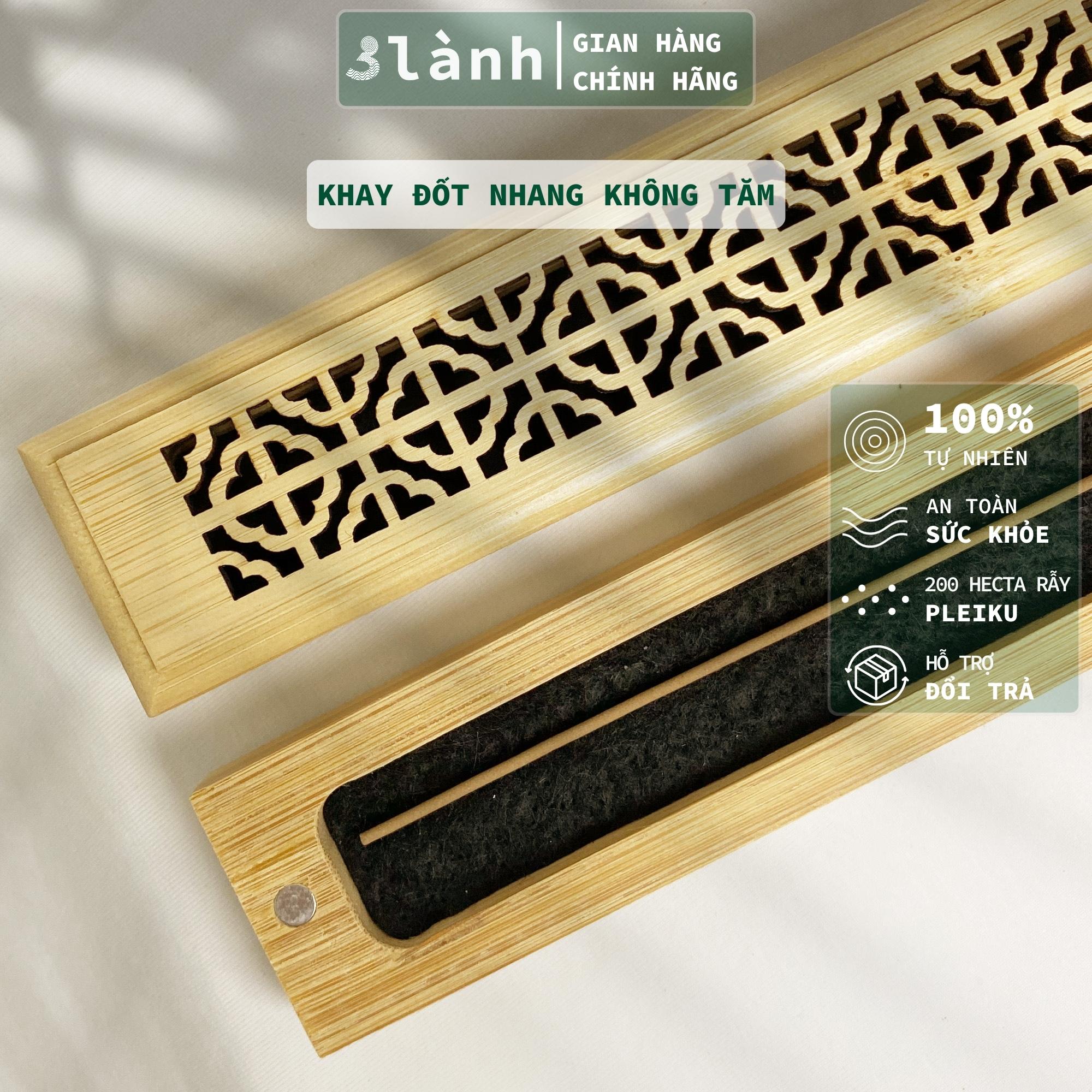 Khay Đốt Hộp Đốt Nhang Không Tăm Cao Cấp Trang Trí 3 Lành Nhiều Họa Tiết Lạ Có Miếng Lót Chống Cháy An Toàn Quà Tết