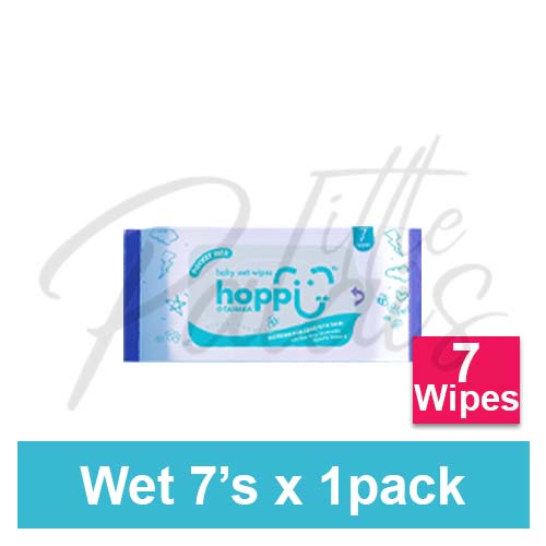 HOPPI Baby Wet Wipes Antibacterial Wipes Tissue [7s/20s/80s] Tisu Basah Bayi
