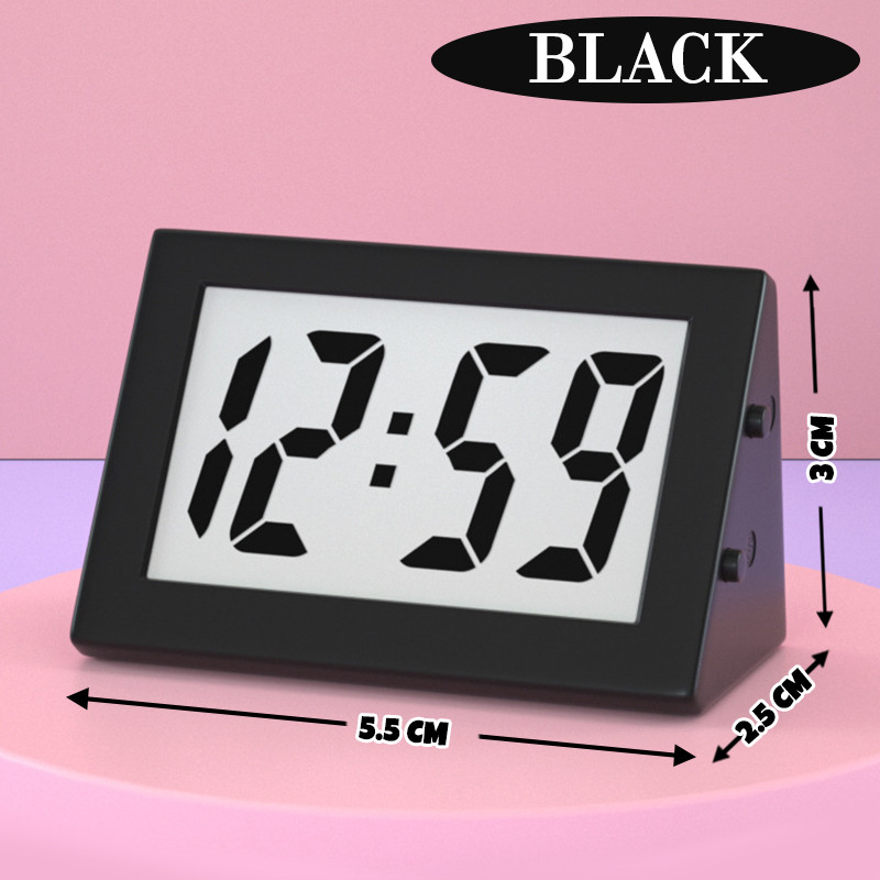 Mini Silent LED Digital Clock Desktop Time Date Display Portable Electronic Clocks 迷你时钟 Jam Meja