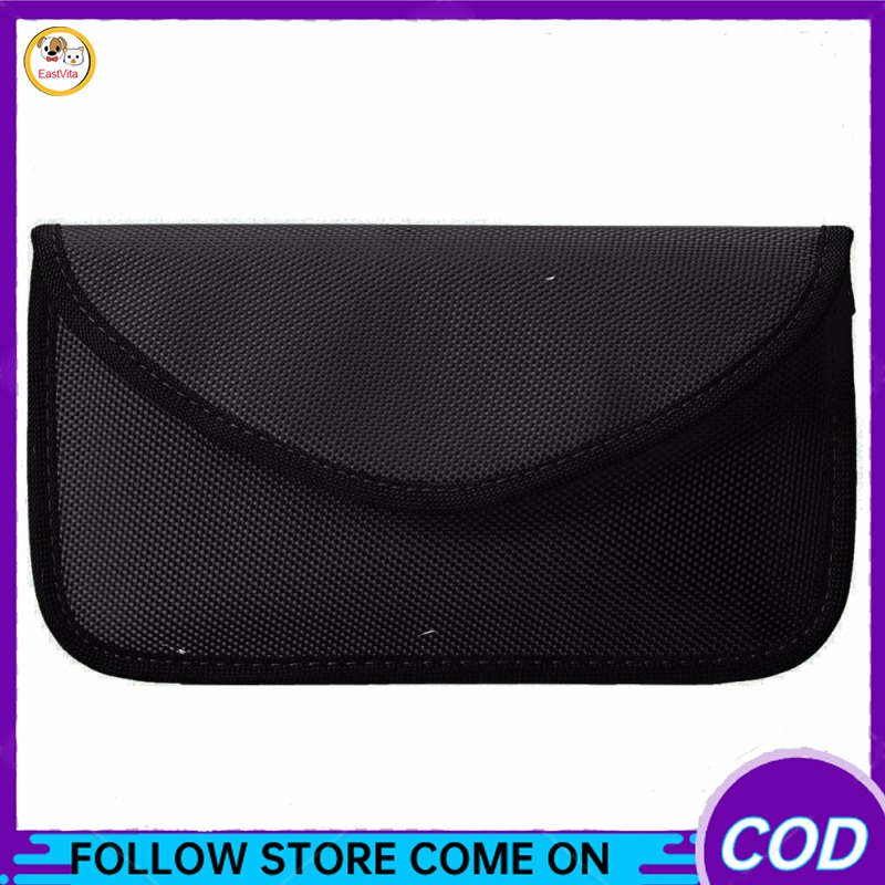 Double Layer Signal Blocker Bag Anti-radiation Anti-tracking Gps Phone Shielding Pouch Wallet Id Card Holder